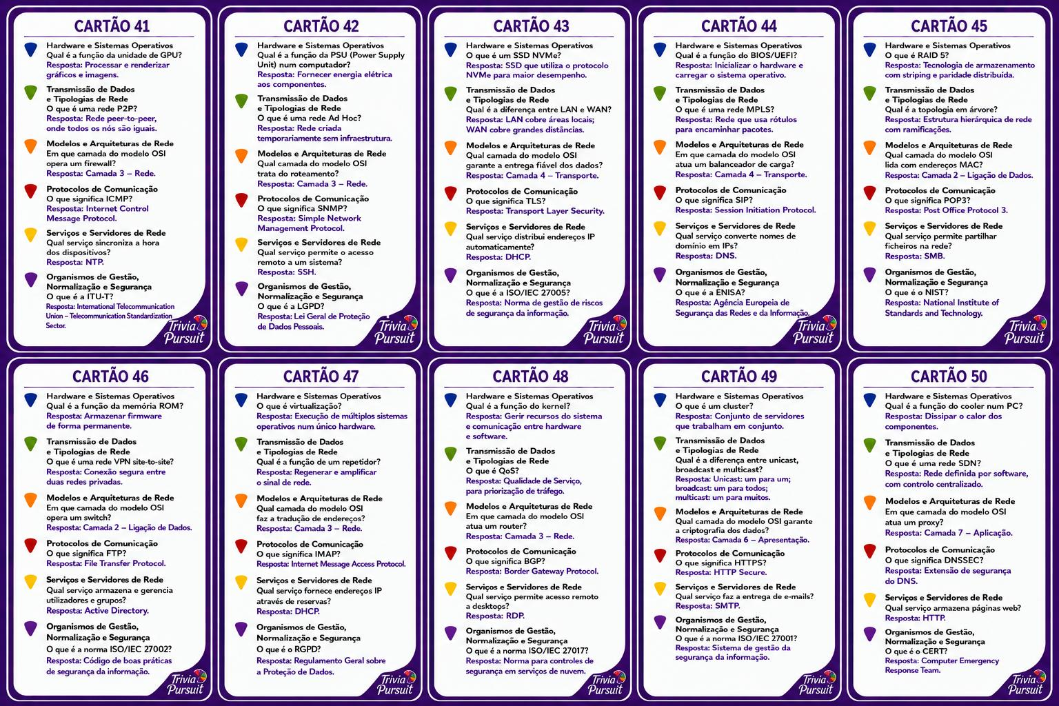 Cartas 41 a 50